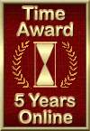 Time Award- 5 Years Online
