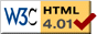 Valid HTML 4.01Transitional